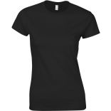 T-shirt femme col rond softstyle 6400L - Black