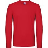 T-shirt manches longues homme #E150 Red - S