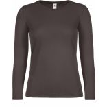 T-shirt manches longues femme #E150 Bear Brown - XS