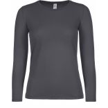 T-shirt manches longues femme #E150 Dark Grey - XS