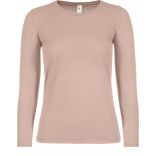 T-shirt manches longues femme #E150 Millennial Pink - XS