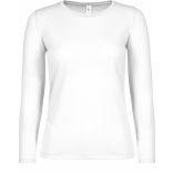 T-shirt manches longues femme #E150 White - XS