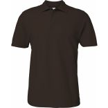 Polo Homme Softstyle Double Piqué Dark Chocolate - S