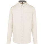 Chemise coton manches longues Nevada homme Angora - XS