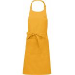 TABLIER COTON AVEC POCHE Mustard