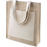 SAC SHOPPING TOILE DE JUTE Natural