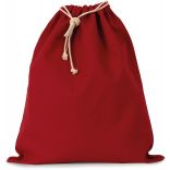 Sac coton à cordon 38 x 45 cm KI0747 - Cherry Red