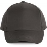 Casquette polyester - 5 panneaux Dark Grey