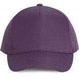 Casquette polyester - 5 panneaux Purple