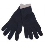 Gants compatibles écran tactile Navy / Light Grey - L/XL