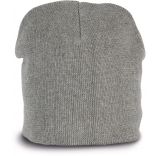 Bonnet tricoté en coton biologique KP542 - Alloy Grey Heather