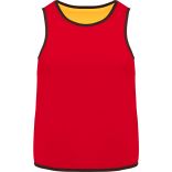 Chasuble de rugby réversible enfant Sporty Red / Sporty Yellow - 6/10