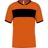 Maillot manches courtes adulte Orange / Black - S