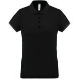 Polo piqué performance femme Black - XS