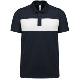 Polo manches courtes adulte Sporty Navy / White  - S