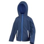 Veste Softshell Capuche Enfant Navy / Royal Blue - 5/6