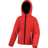 Veste Softshell Capuche Enfant Red / Black - 5/6