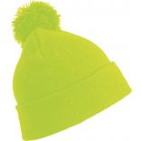 Bonnet pompon BEANIE Fluorescent Yellow