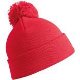 Bonnet pompon BEANIE Red