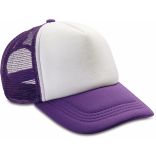 Casquette trucker DETROIT RC089X - Purple / White