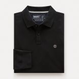 POLO MANCHES LONGUES MILLERS RIVER Black - S