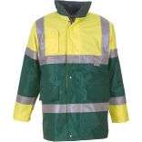 Veste contrastante haute visibilité Hi Vis Yellow / Green - S