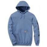 Sweat-shirt capuche logo Light Blue - S