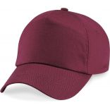 Casquette 5 panneaux originale B10 - Burgundy