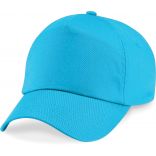 Casquette 5 panneaux originale B10 - Surf Blue