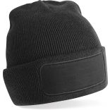 Bonnet Beanie Patch B445 - Black-One Size