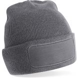 Bonnet Beanie Patch B445 - Graphite Grey-One Size