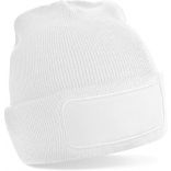 Bonnet Beanie Patch B445 - White-One Size