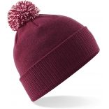 Bonnet Snowstar - Burgundy / Off White