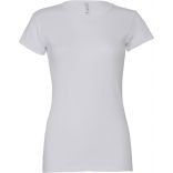 T-shirt femme col rond manches courtes BE1001 - White