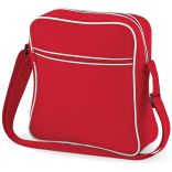 Sac bandoulière rétro BG16 - Classic Red / White-One Size