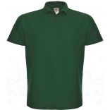 Polo homme manches courtes ID.001 PUI10 - Bottle Green