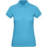 Polo femme bio Inspire PW440 - Very Turquoise