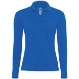 Polo femme manches longues Safran PW456 - Royal Blue