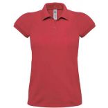 Polo femme manches courtes heavymill PW460 - Red