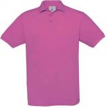 Polo enfant manches courtes Safran SAFE - Fuchsia