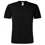 T-shirt homme col V Mick Classic TM060 - Black