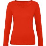 T-shirt femme manches longues Inspire LSL TW071 - Fire Red