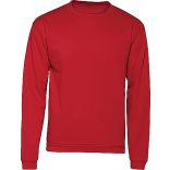 Sweatshirt col rond ID.202 WUI23 - Red de face