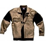 Veste de travail Grafter bicolore WD4910 - Khaki Beige / Black