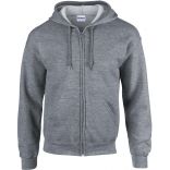 Sweat-shirt Heavy Blend™ Full Zip Hooded 18600 - Graphite Heather