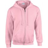 Sweat-shirt Heavy Blend™ Full Zip Hooded 18600 - Light Pink