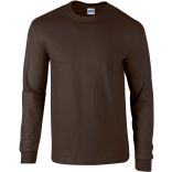 T-shirt homme manches longues Ultra Cotton™ 2400 - Dark Chocolate