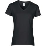 T-shirt Femme Col V Premium GI4100VL - Black