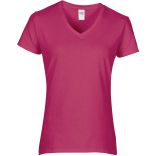 T-shirt Femme Col V Premium GI4100VL - Heliconia