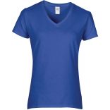 T-shirt Femme Col V Premium GI4100VL - Royal Blue